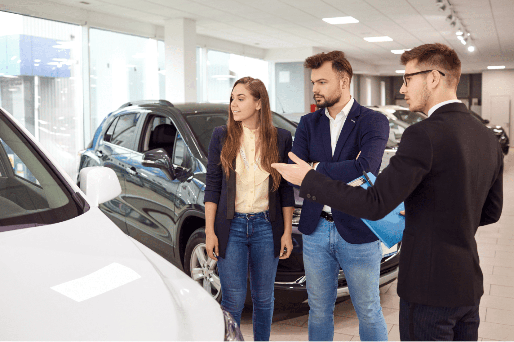 dealership or used car lot